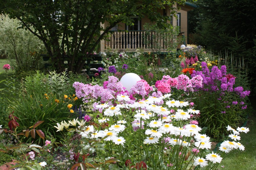 Цветочный уголок