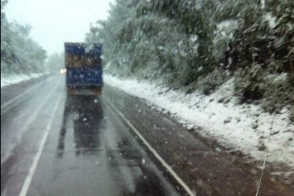 На Южном Урале выпал снег