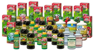 Жидкие удобрения для растений и цветов